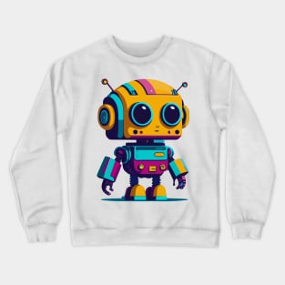 Cute Robot Crewneck Sweatshirt